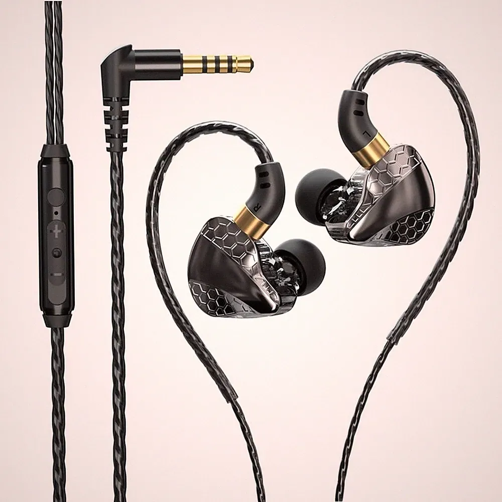 1,2m TPE Kabel In Ear Kopfh?rer mit Bass Boost f??r Sport Musik und Anrufe