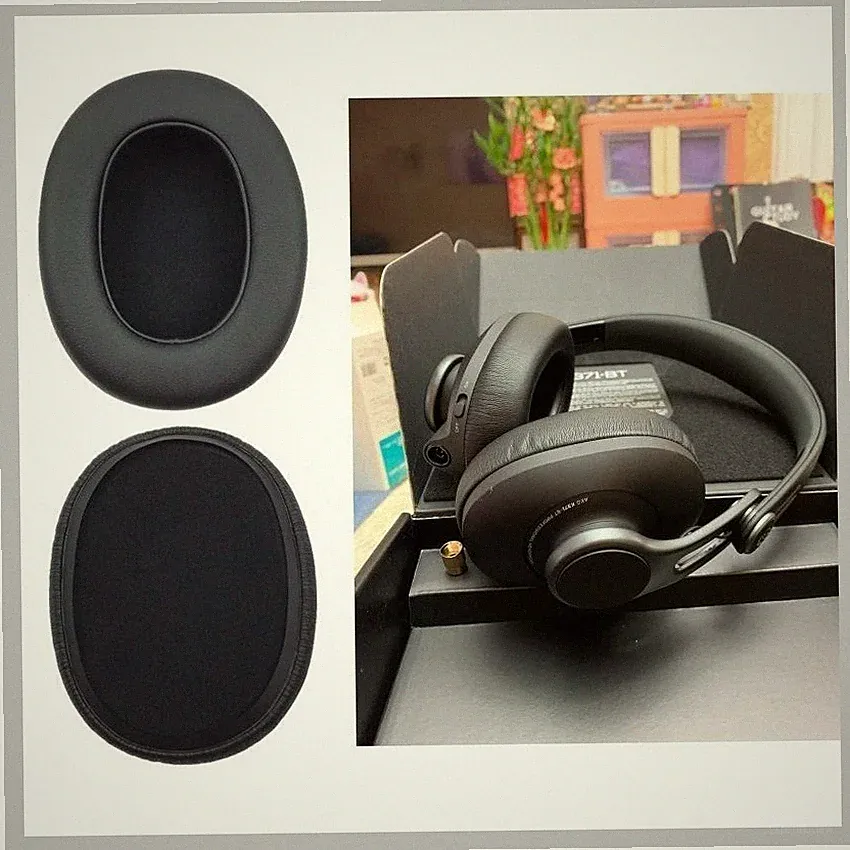 1 Paar Ersatz-Ohrpolster aus Leder für AKG K361 K371 Kopfhörer Ear Pads