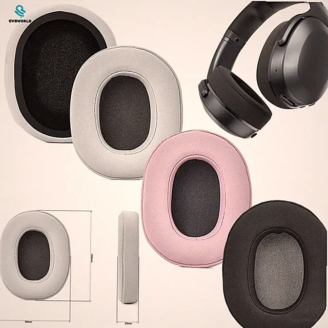 1 Paar Ohrpolster Kissenbezug für Skullcandy Crusher 540/Hesh 3/ANC Kopfhörer