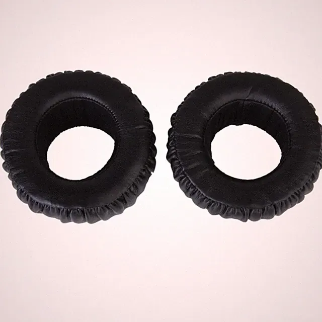 1 Paar Ohrpolster Ø 90mm PU-Leder Ersatz Ohrpolster für MDR-XB500 Kopfhörer