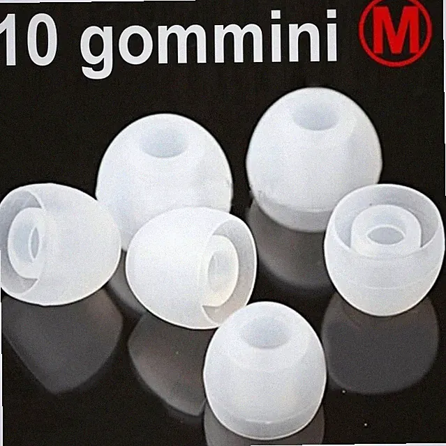10 ERSATZGUMMIS BLUETOOTH KOPFHÖRER KOPFHÖRER WEISS GRÖSSE M