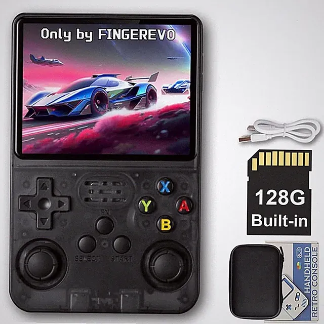 128GB 3.5Zoll R36S Retro Handheld Videospiel Konsole-21000 Spiele vorinstalliert