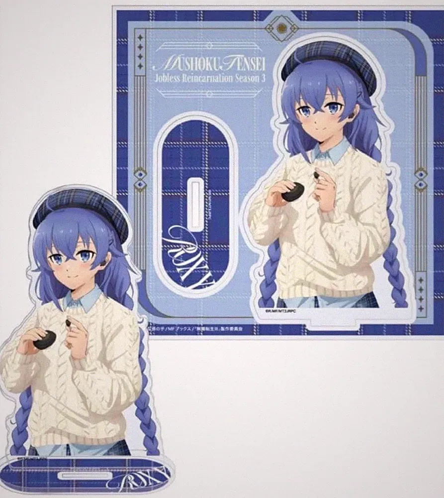 14+ Mushoku Tensei Roxy Migurdia Acryl Ständer Anime Kopfhörer Halter unbenutzt