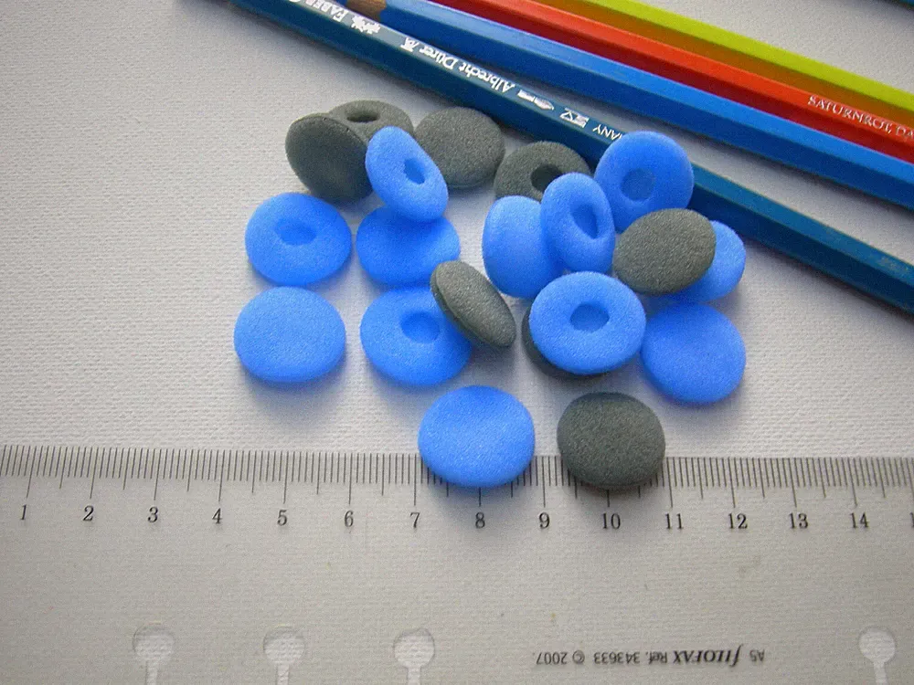 16 Ohrpolster Ø 18 mm passend an Sennheiser PMX PX 685i Sports In-Ear-Kopfhörer