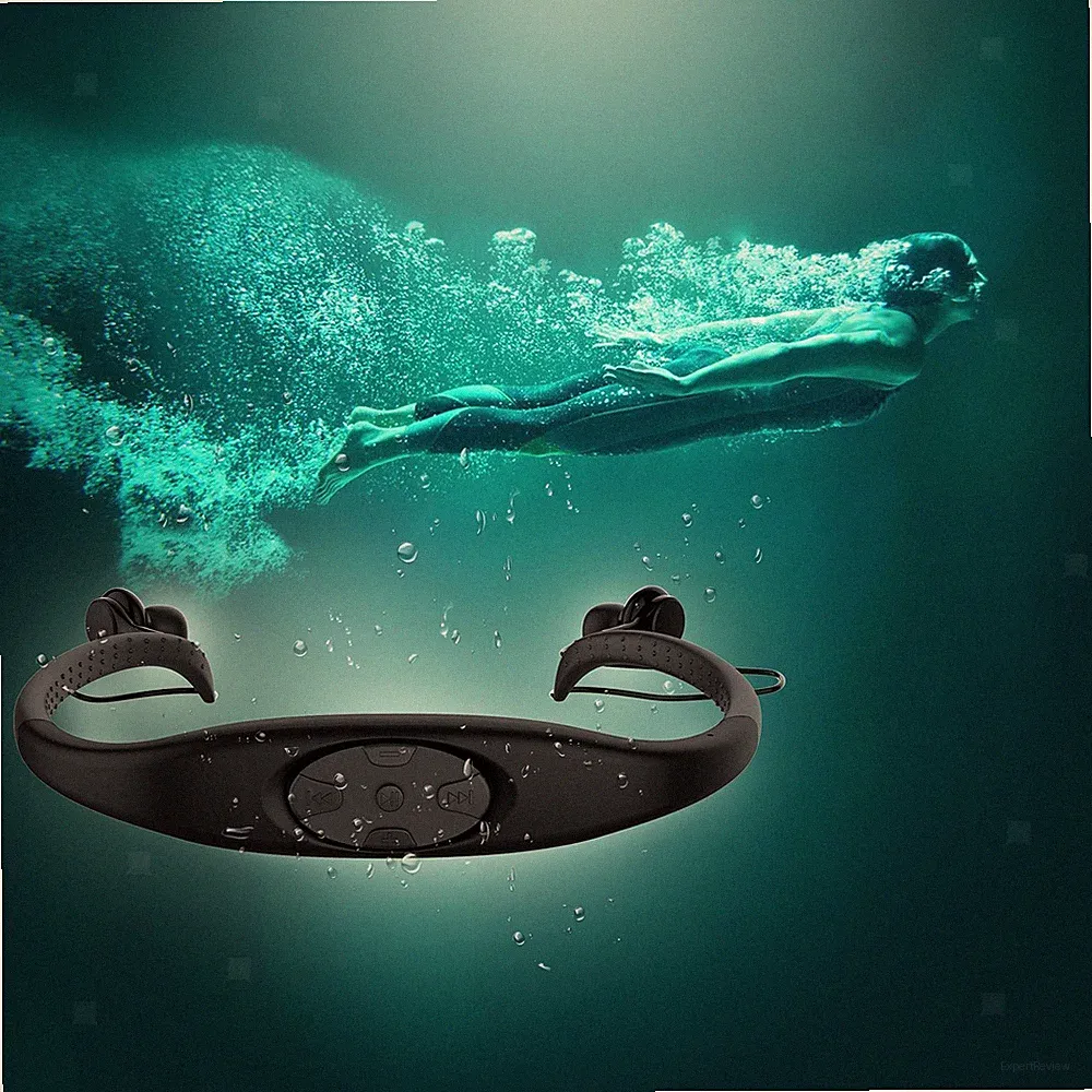 168Plus MP3 Player Kopfhörer FM Radio IPX8 Wasserdichtes Schwimmen Tauchen