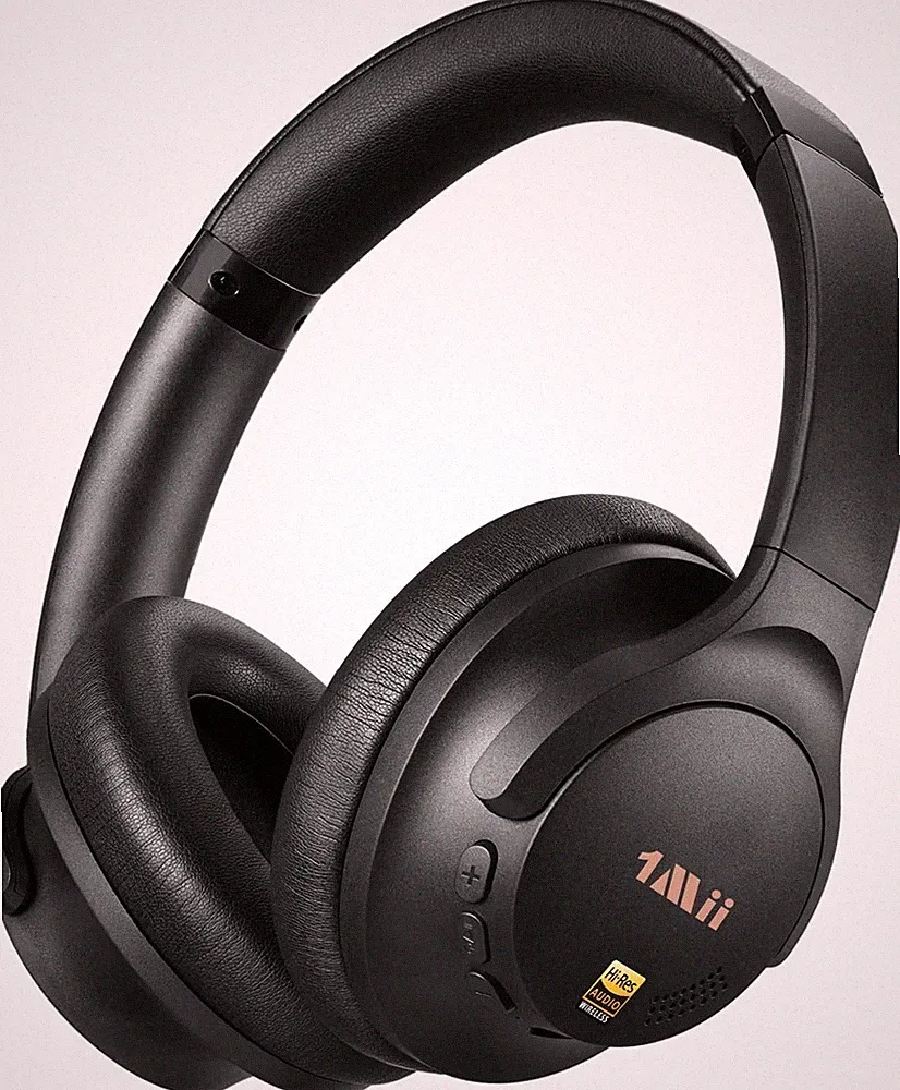 1Mii Y8 Bluetooth Over Ear Kopfhörer mit Aktiver Geräuschunterdrückung Schwarz