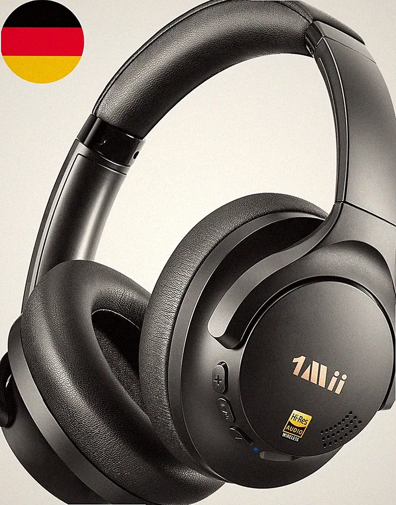 1Mii Y8+ Hybrid Active Noise Cancelling Kopfhoerer Over-Ear Bluetooth 6.0 Kopfhö