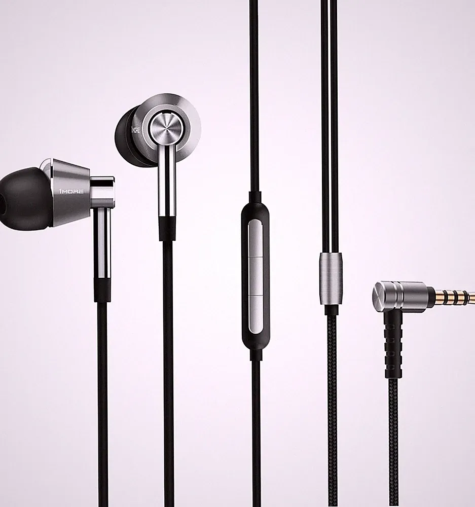 1MORE E1001 Triple-Driver In-Ear-Kopfhörer mit MEMS-Mikrofon, Kabelgebunden