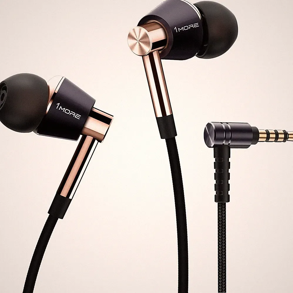 1MORE Triple-Driver In-Ear Kopfhörer mit Fernbedienung, HiFi Audio, Bass