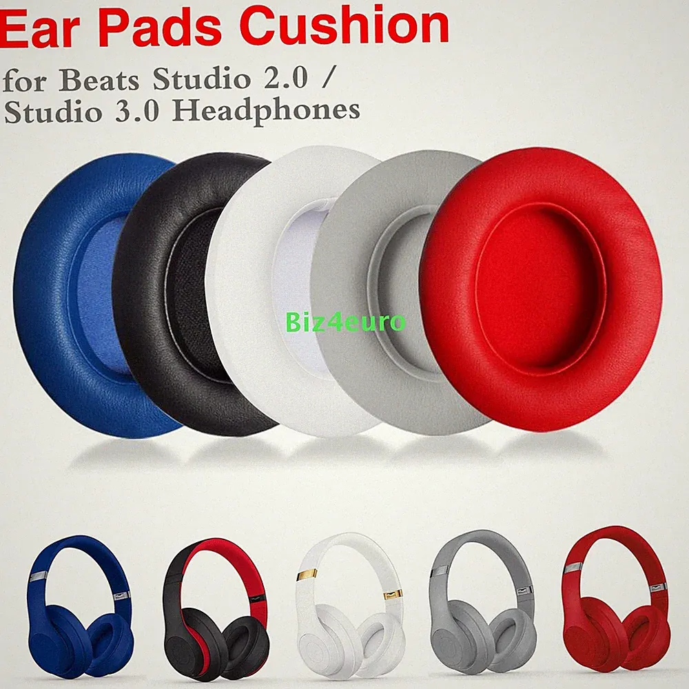 1Paar Ersatz-Ohrpolster für Beats By Dre Studio 2.0 3.0 Wireless/Wired Kopfhörer