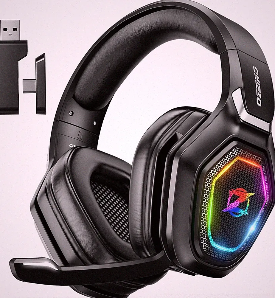 2.4G Wireless Gaming Headset Kopfhörer mit Mikrofon für PS5, PS4, PC, Switch