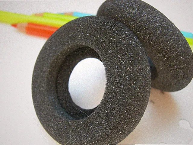 2 Ohrpolster Schaumstoff passend an Sennheiser PMX 100 II PX100-II Kopfhörer PX