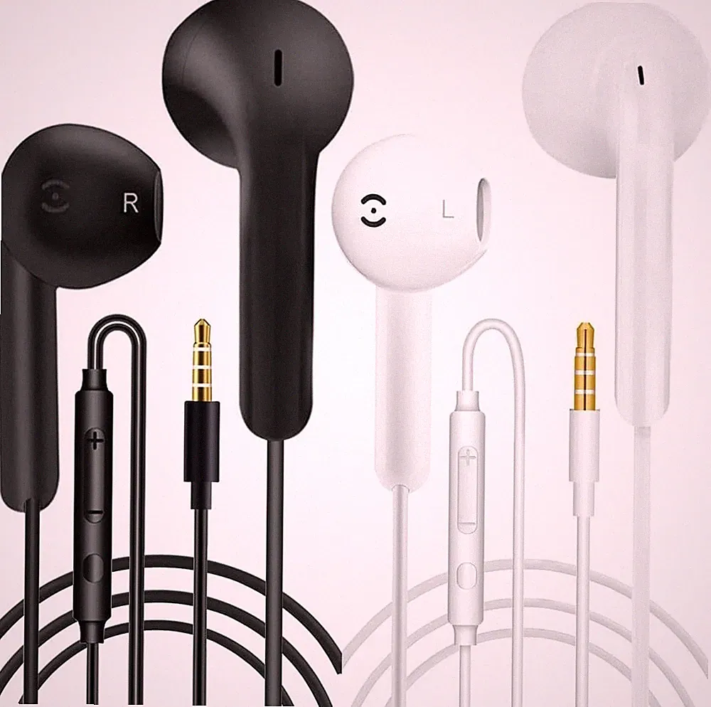 2 Pack kopfhörer mit Kabel in Ear kopfhörer Kabel Ohrhörer mit Mikrofon und