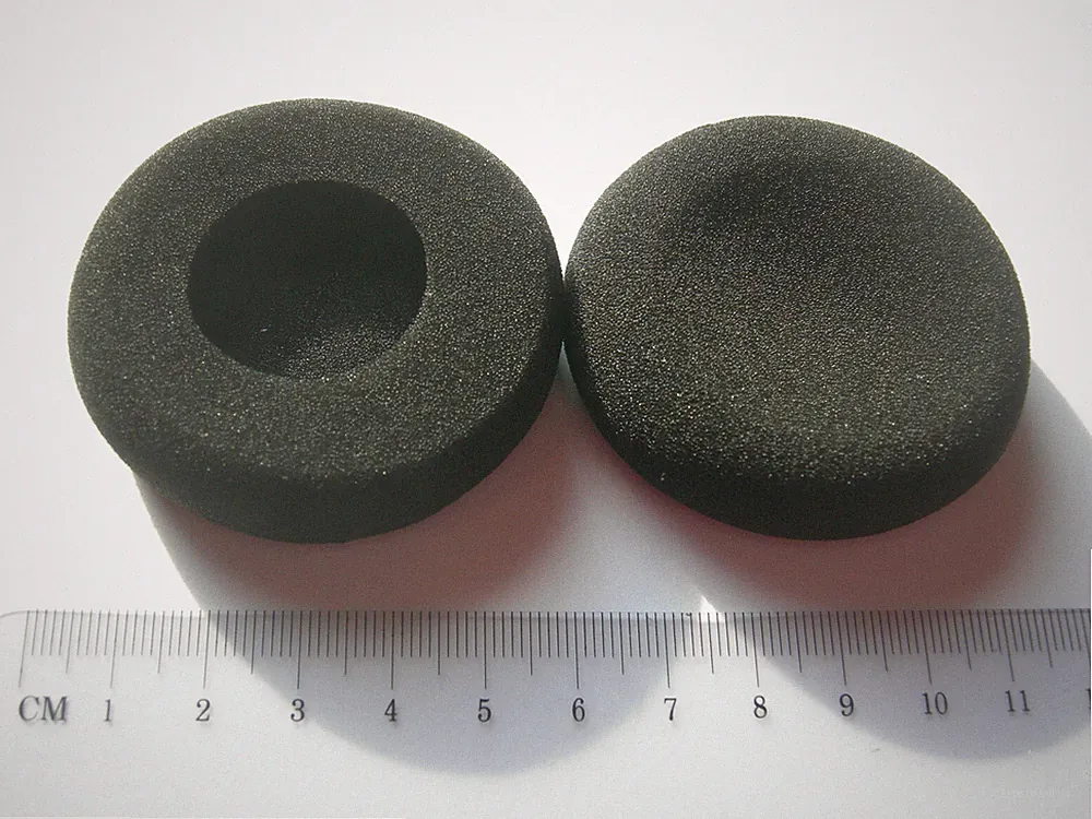 2 schwarze Schaumstoff Ohrpolster Ø 58 mm passend an iGrado / i Grado Kopfhörer