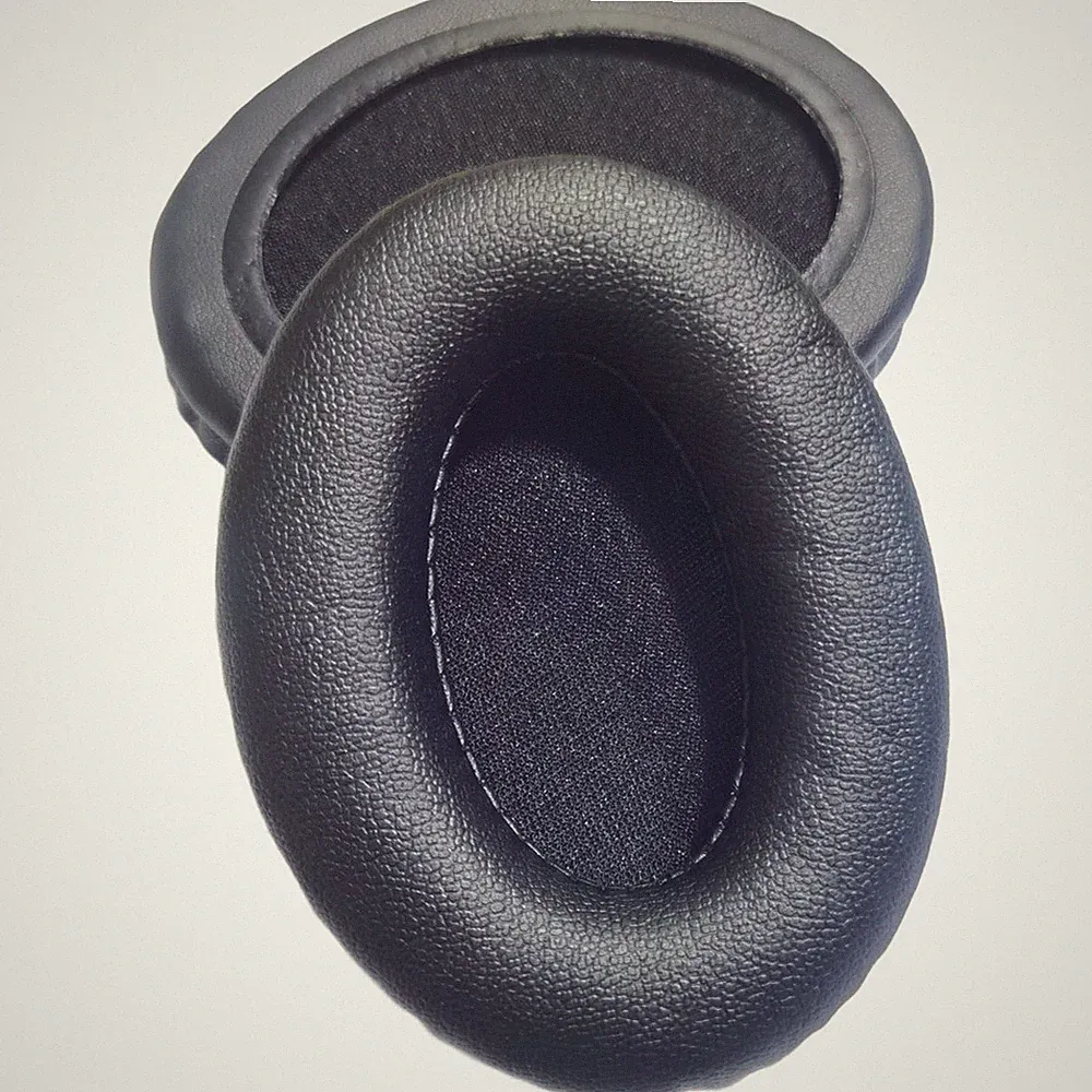2 Stück 80 x 60 mm Schwarz Ohrpolster für Over Ear Kopfhörer Gaming Headset