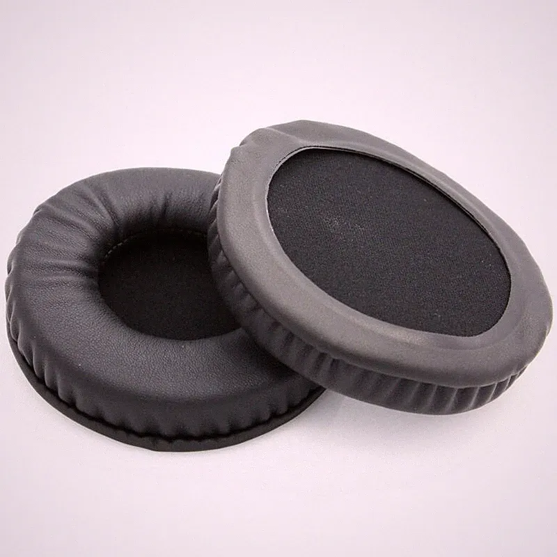 2 Stück Oval Kopfhörer Ohrpolster Ohr Headset Ohrenschützer Leder Abdeckung