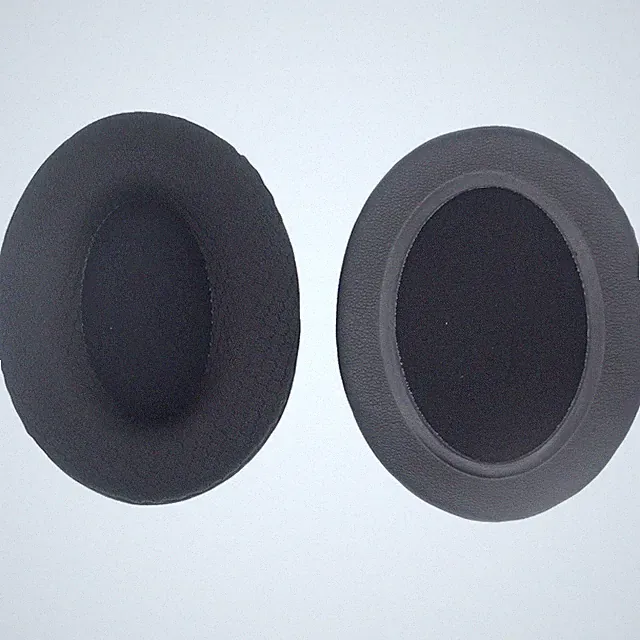 2 Stück Weiche Ovale Ohrpolster für Over Ear Kopfhörer Gaming Headsets 80 mm