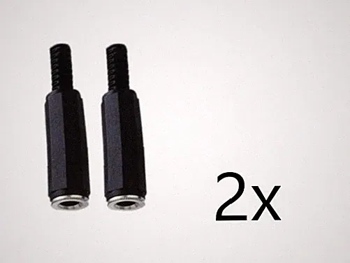 2 x stereo Klinkenkupplung 3,5mm - Klinke Klinken Kupplungen