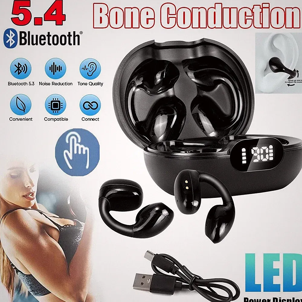 2025 Bluetooth 5.4 Kopfhörer In Ear Kabellos IPX-5 mit Mikrofon und Touch,4 Typ