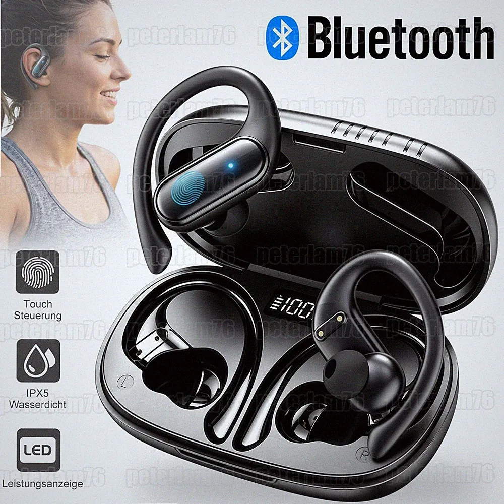 2026 Bluetooth 5.4 Kopfhörer Sport Kopfhörer Kabellos Bluetooth NoiseCancelling