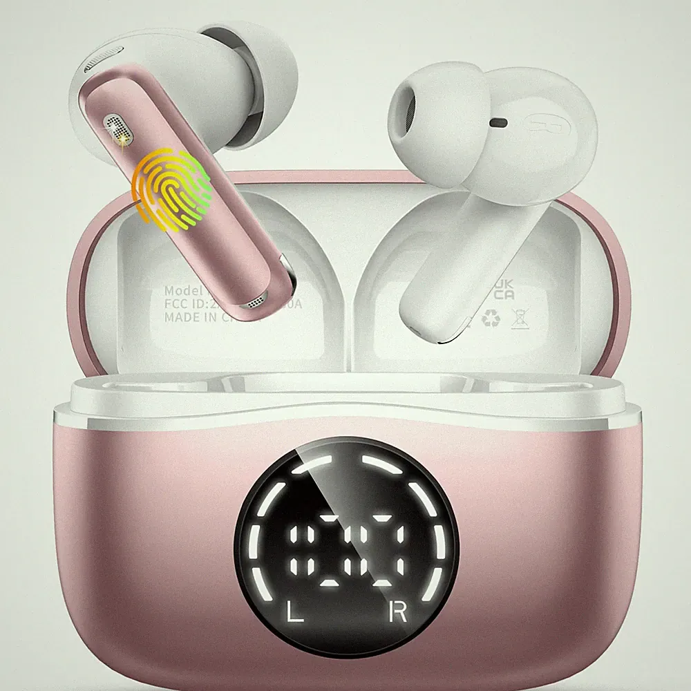 2026 Bluetooth Kopfhörer 50 Std Spielzeit In Ear Kopfhörer mit ENC
