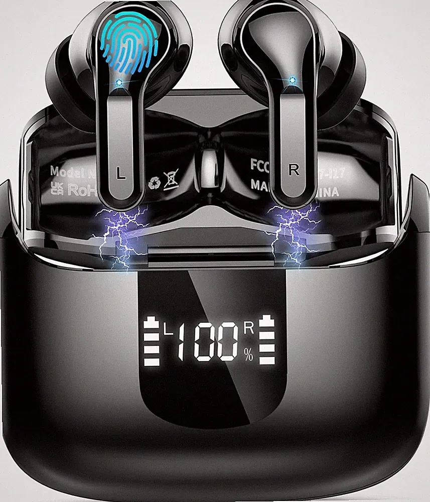 2026 Bluetooth Kopfhörer, 6D Stereo Kopfhörer Kabellos Bluetooth 5.4, 56Std T