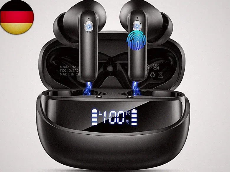 2026 Bluetooth Kopfhörer, Kopfhörer Kabellos Bluetooth 5.4, 56 Std Spielzeit In