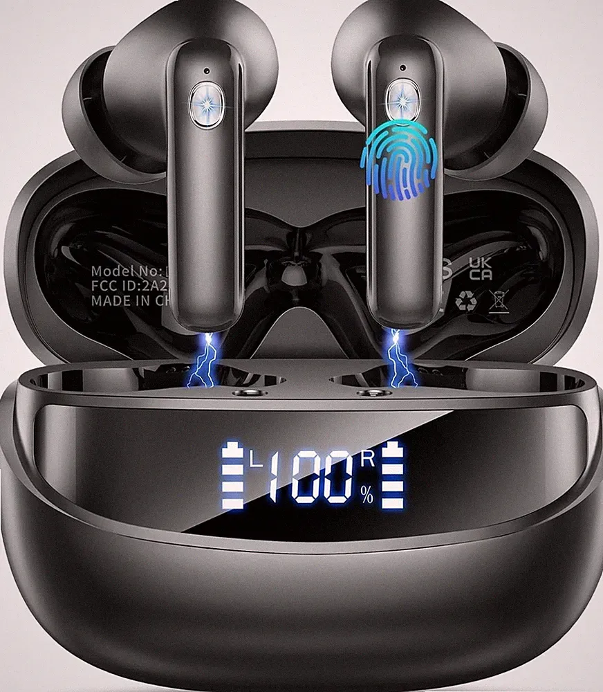 2026 Bluetooth Kopfhörer, Kopfhörer Kabellos Bluetooth 5.4 HiFi Stereo, O