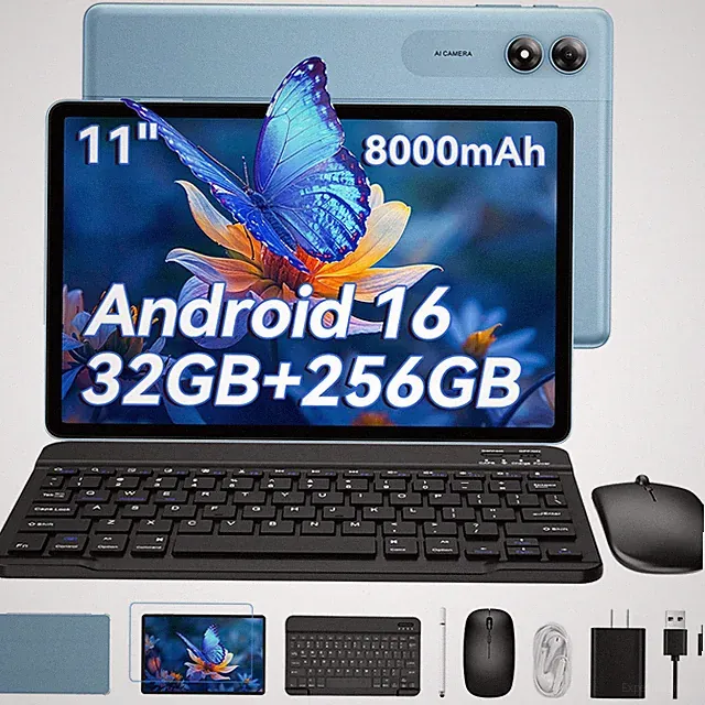 2026 Neu Gaming Tablet 32GB 256GB ROM Android 16 Octa-Core 8000mAh 5G WiFi GPS