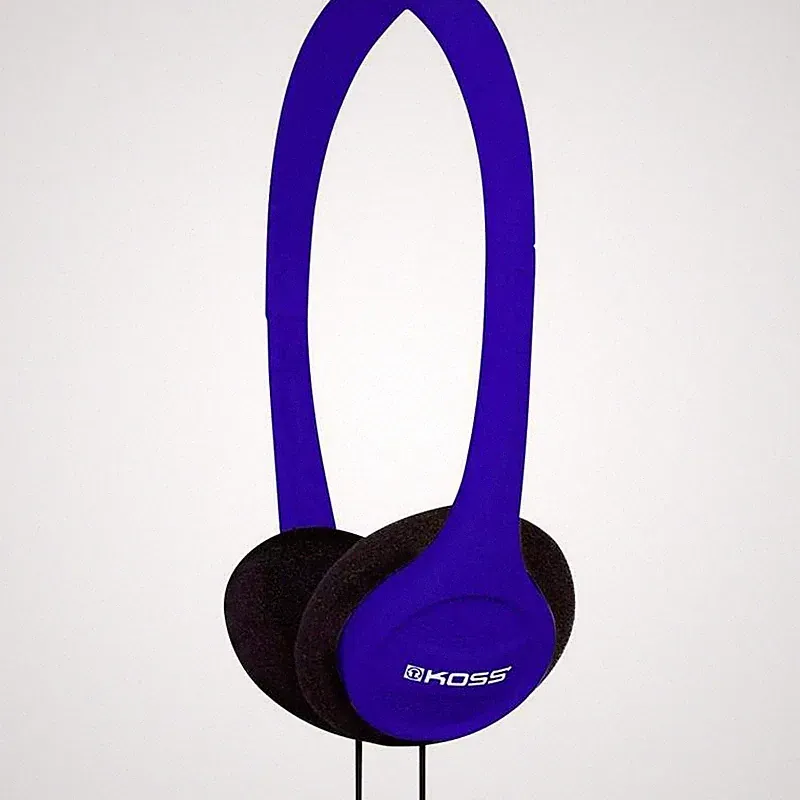 20x KOSS On Ear Kopfhörer Kopfhörer Headset Stereo Blau HiFi KPH7 20 STÜCK - Neu