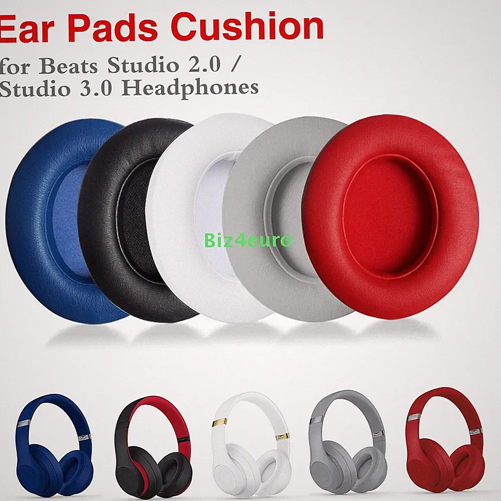 2er Ohrpolster Ear Pads für Beats by Dr. Dre Studio 2.0 / 3.0 Wired / Wireless