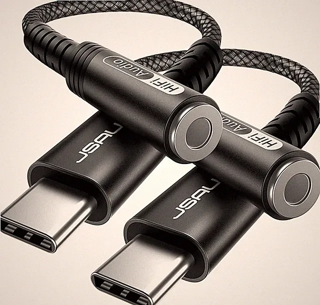 2er-Pack USB-C auf 3.5mm Klinke Adapter für Samsung Kopfhörer