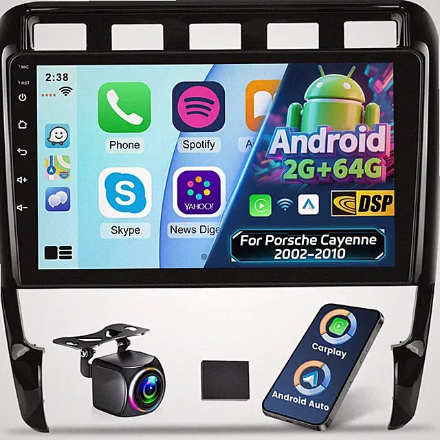 2G+64G Android Autoradio für Porsche Cayenne 20022010 Radio mit Wireless Carp...