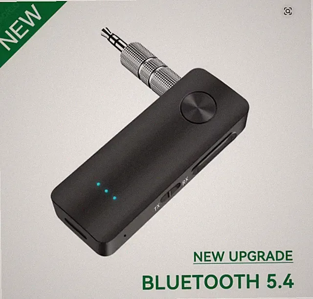 2in1 Bluetooth 5.4 Transmitter Empfänger 3.5mm Klinke Bluetooth Adapter KFZ