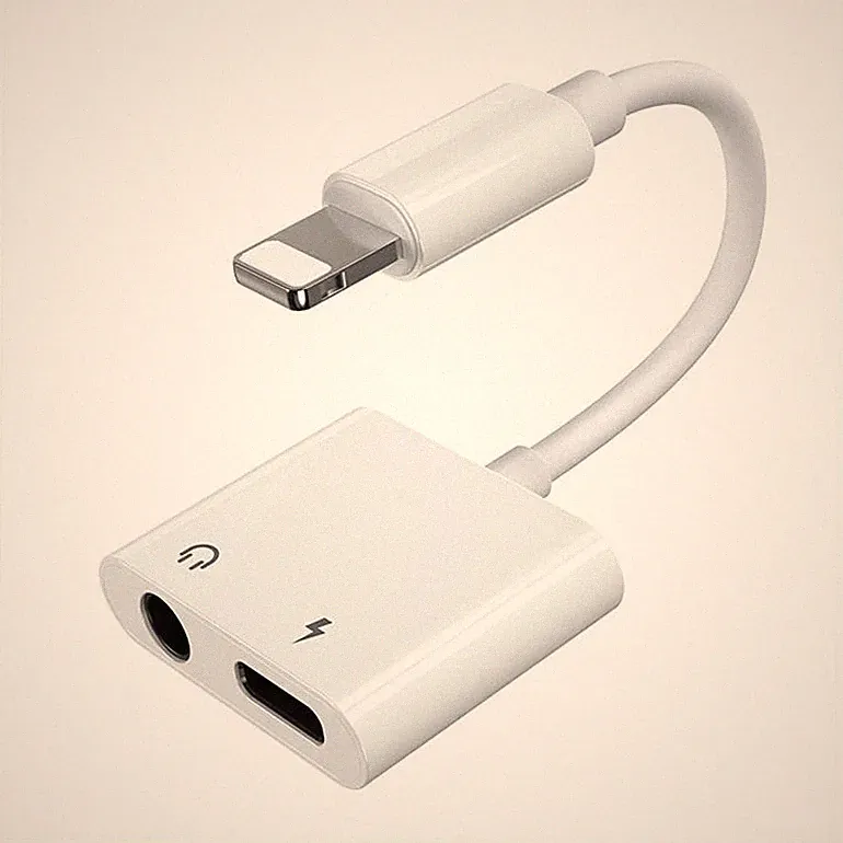 2in1 Kopfhörer Aux Adapter Splitter Ladekabel Stecker für iPhone X XR 11 12 13