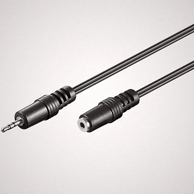 2m Kabel Verlängerung Verlängerungskabel 2,5mm Klinke AUX IN OUT f. zB Mikrofon