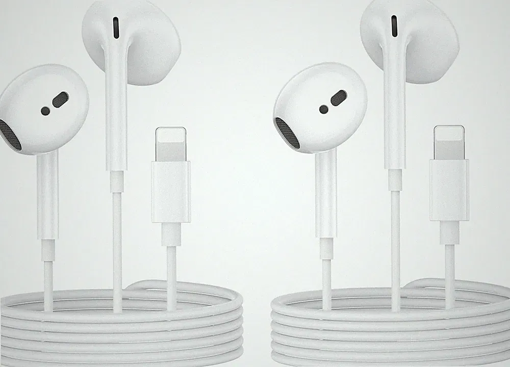 2Pack iPhone 11 12 13 14 Kopfhörer mit Kabel, [MFi-] In Ear Kabelkopfhörer mi...