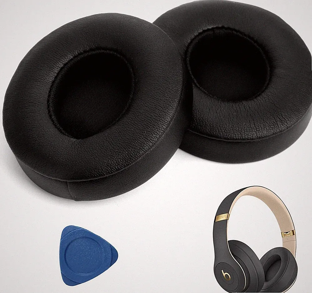 2Pcs Ersatz Ohrpolster für Beats Solo 2 & Solo 3, Kopfhörer Ohrpolster Ersatzset