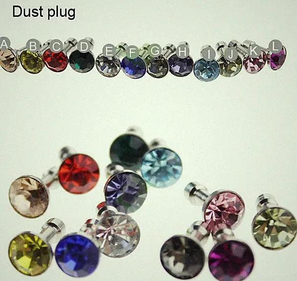 2x Handy Stöpsel Stecker für Kopfhörer Staub Geschenk viele Farben