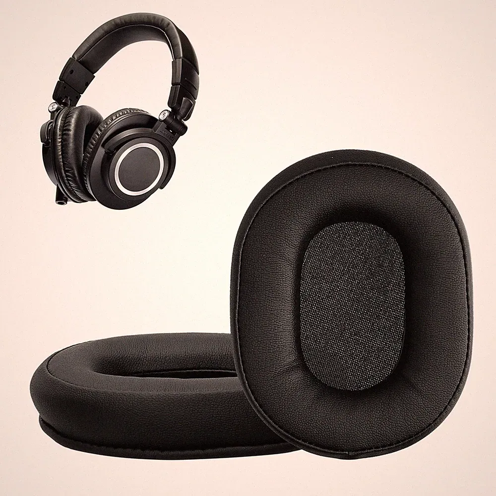 2x Ohr Polster für Audio Technica ATH - MSR7 M30 M40X M50X Ohrpolster Kopfhörer
