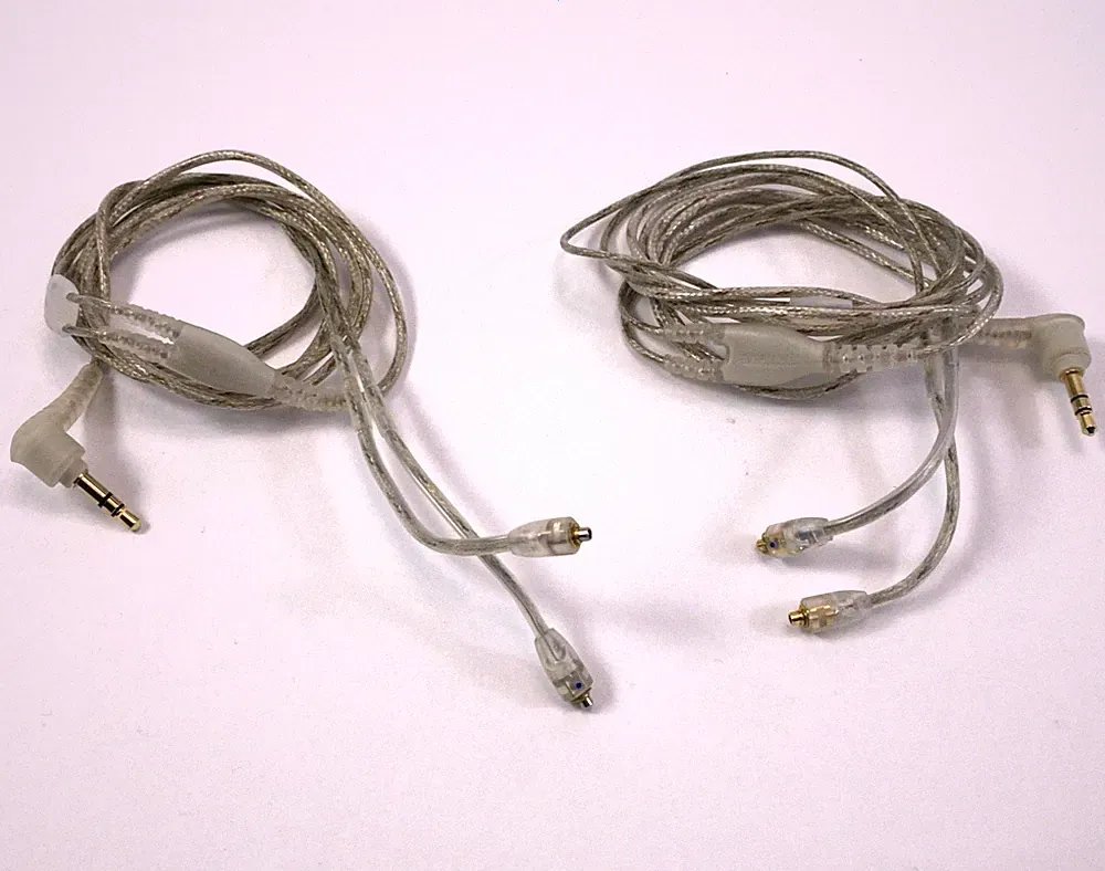2x Original Shure MMCX auf 3,5mm AUX 1/1,5m Kabel Kopfhörer Audiokabel v.Händler