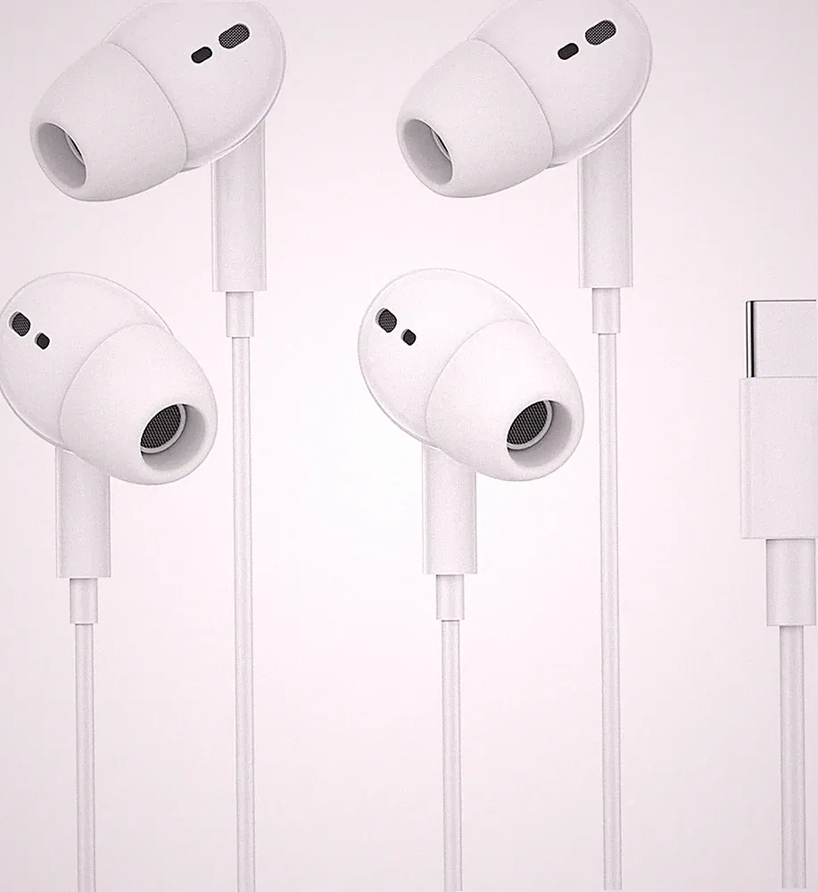 2x USB-C In-Ear-Kopfhörer mit Mikrofon Headset Kabel iPhone 17 16 15 Samsung S25