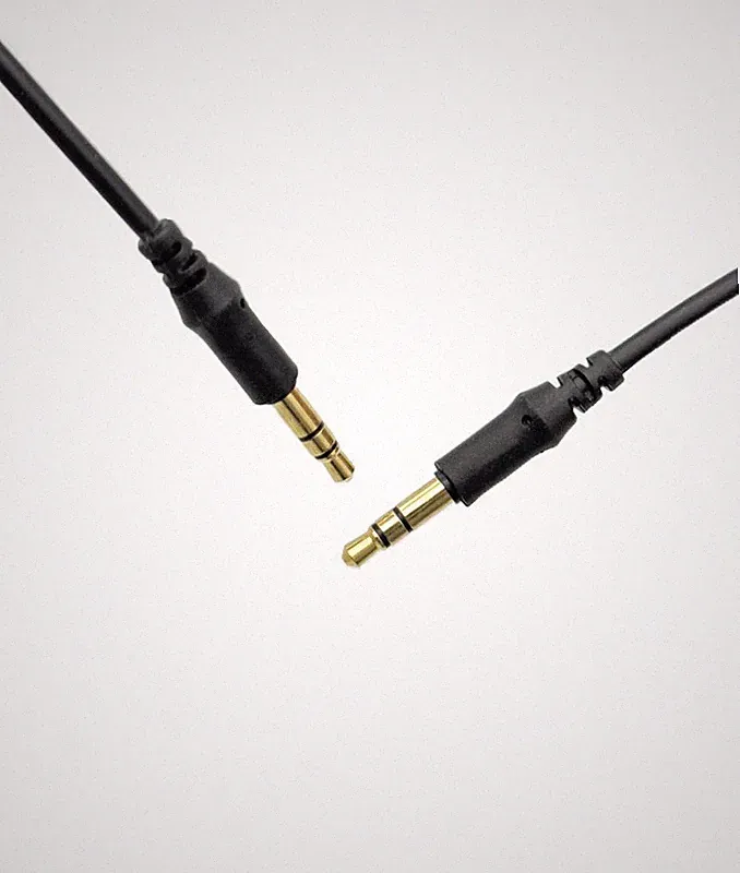 3,5 mm Klinken AUX Stecker Audio Kabel für DENON AH-MM 200 On-Ear Kopfhörer