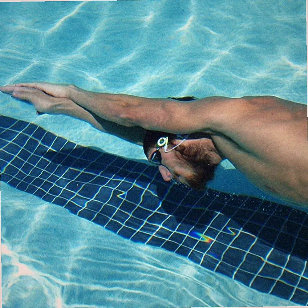 3,5 Mm Wasserdichter Kopfhörer Kopfhörer Stereo Schwimmen für MP3 Radio