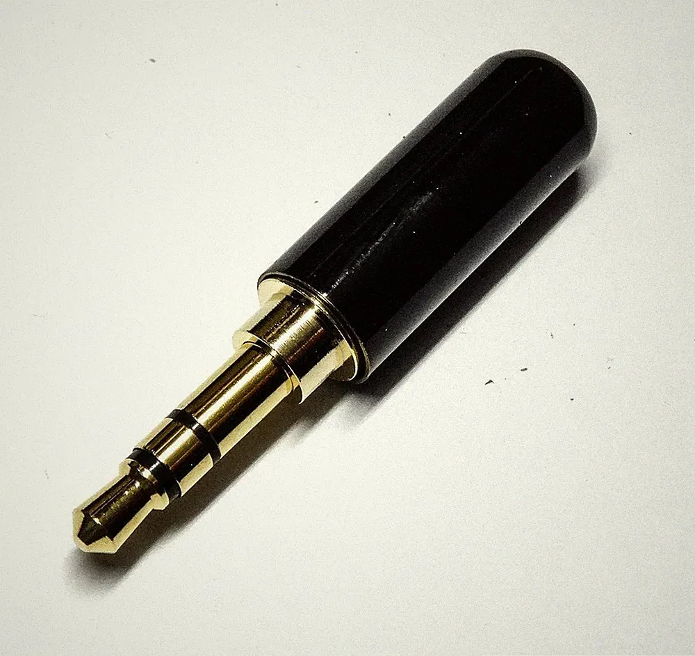 3.5mm 3polig Stereo Klinkenstecker Kopfhörer Klinke Lötanschluss Audio Stecker 1