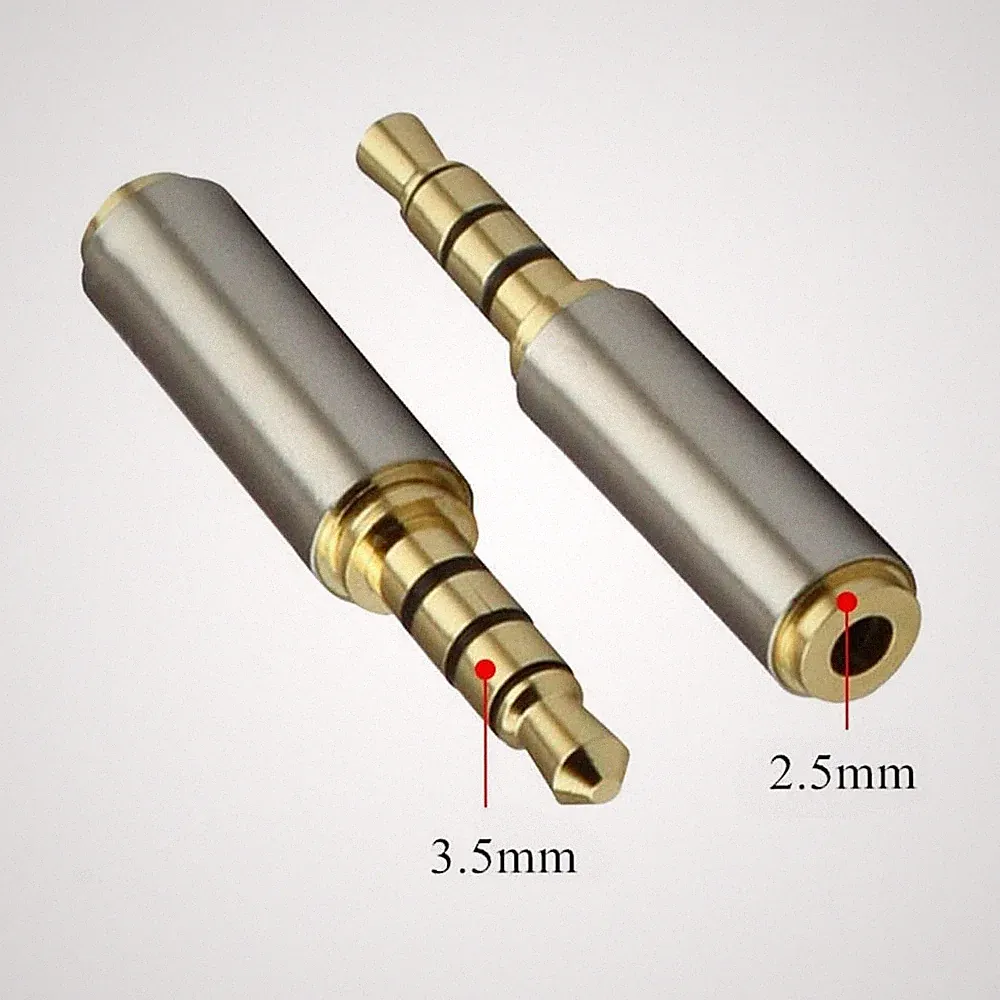 3,5mm Klinkenstecker auf 2,5 mm Kopfhörer Buchse Klinke AUX Audio Adapter Z181