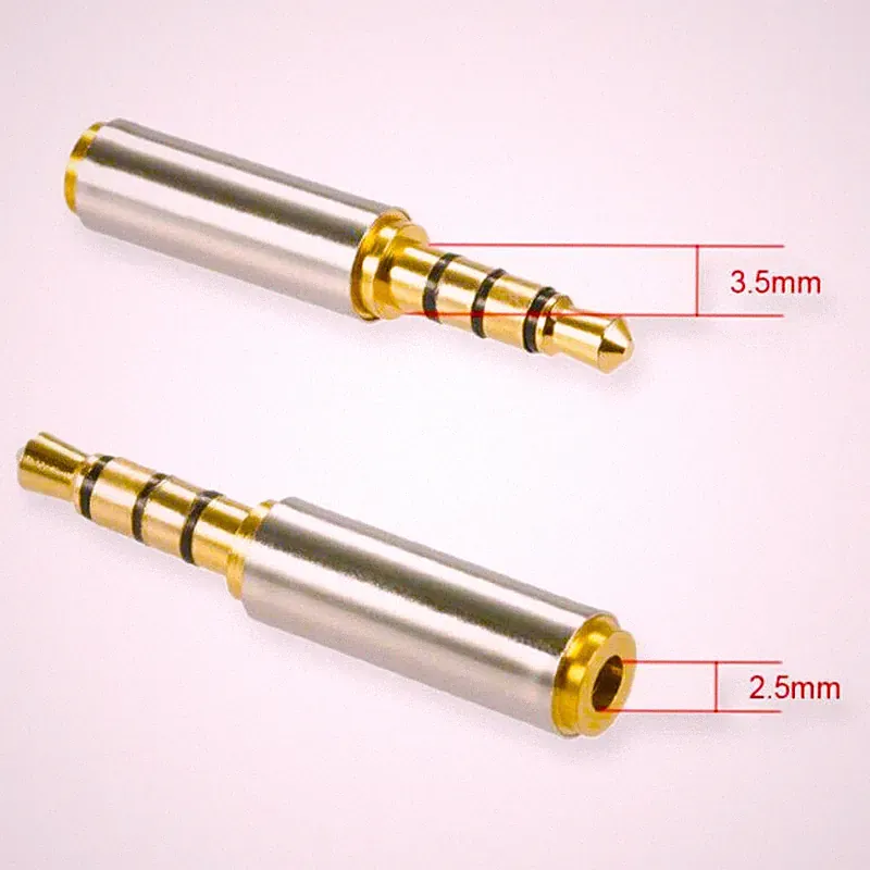 3,5mm Klinkenstecker auf 2,5mm Kopfhörer Buchse Klinke AUX Audio Stereo Adapter