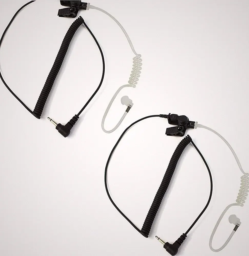 3.5mm Ohrhörer Schallschlauch, In-Ear-Kopfhörer Headset (2 Stück) | Ohrhörer Kom