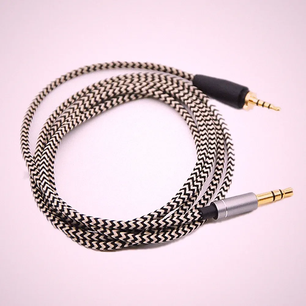 3.94ft/120cm Nylon Audiokabel On/Over Ear Kopfhörer für Sennheiser Urbanite XL