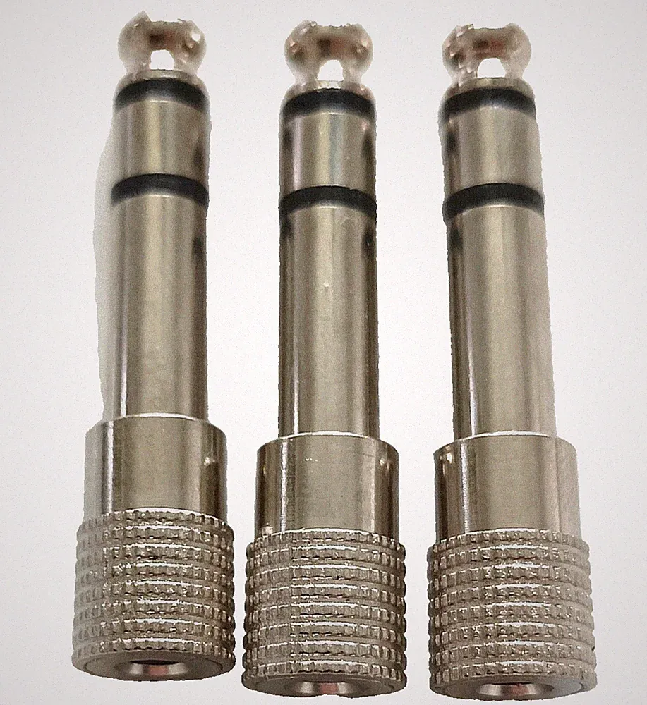 3 Klinkenstecker Kopfhörer Klinke Klinken Adapter 6,3mm Stecker 3,5mm Buchse 💙